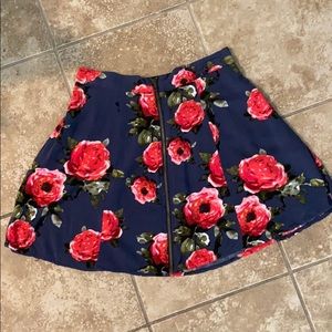 Urban Outfitters Floral Print Skirt